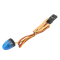 Pikkukuva 6 / 8: RC-auton hälytysvalo 5 valotilaa korkea simulaatio pyöreä kompakti 10x15mm LED-varoitusvalo 1/10 RC-autolle sininen
