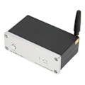 Miniatyrbillede 8 af 8: Bluetooth 5.1 Effektforstærker Lav Effekttabsløsning Kraftig Dekodningsformat Hjemme Lydforstærker 110‑240V Sølv EU Stik
