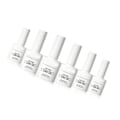Miniatyrbillede 4 af 8: 6 farver neglelak gel maling langtidsholdbar forhindre revner neglelak lim til salon hjemmebrug