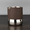 Miniatyrbillede 3 af 8: Rustfrit stål kaffekop mælkeskummer varmebestandig lattekande