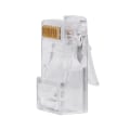 Pikkukuva 1 / 8: 100 kpl / LOT Cat5 Cat5e verkko-Internet-liitin RJ45 8P8C kaapeli Modulaariset pistokepäät