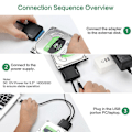 Miniatyrbilde 4 av 5: Universal USB 3.0 til SATA Harddisk Adapterkabel for 2,5/3,5 tommers SSD Harddisker