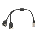 Pikkukuva 1 / 6: RJ45 Ethernet -jakokaapeli 1 uros-2 naarasportti vakaa nopea lähetys Cat5 RJ45 jakokaapeli reitittimen modeemille