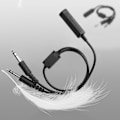 Miniatyrbillede 6 af 8: Helikopter til generel luftfartsheadset adapterkabel - David Clark AVCOMM, U 174