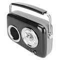 Pikkukuva 5 / 8: Retro Radio Bluetooth Kaiutin Kannettava Kädessä pidettävä HiFi Stereo Ääni Söpö vanhanaikainen radiokaiutin juhliin ulkona musta