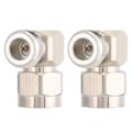 Miniatyrbillede 2 af 7: N han til N hun retvinklet adapter - 2 stk, 50 ohm, N stik