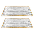 Miniatyrbillede 1 af 8: 2 stk. Nødtæpper 200x100cm Foldbar Rumtæppe Solbeskyttelse Rivfast Overlevelses Tæppe til Camping Rejse