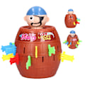 Miniatyrbillede 7 af 8: Funny Jumping Popping Toy Figur Barrel Interessant Tricky Party Gathering Game Legetøj Sæt