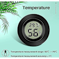 Miniatyrbillede 3 af 5: Mini Digital LCD Termometer Hygrometer, Termometer, Bærbar Termo Hygrometer Indikator, Temperatur Fugtighed -50~70 20%~99% Rh (3 stk.)