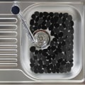 Miniatyrbillede 4 af 5: PVC vaskmåttesæt til køkken - Opvasketørring og vaskbeskyttelse - Sort