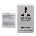 Miniatyrbillede 3 af 5: 100W 110V/120V til 220V/240V Step-up&down Spændingsomformer Transformer Rejse Hvid-E