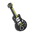 Miniatyrbillede 5 af 8: Flash Disk Bærbar Tegneserie Guitarformet USB Thumb Memory Stick til Information Storage Data Transmission Gave (128GB)