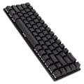 Miniatyrbild 8 av 8: Speltangentbord USB 68 tangenter Blå brytare N Key Rollover 10 RGB-bakgrundsbelysningslägen Trådbundet tangentbord för stationär bärbar dator Svart