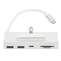 Miniatyrbild 8 av 8: För OS X AIO PC USB C Hub 6 i 1 USB3.1 Gen2 10 Gbps Plug and Play Typ C Clamp Hub för 24in datoröverföring