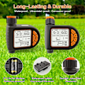 Miniatyrbilde 2 av 5: Ny LCD-skjerm Vann Timer Hjem Hage Vanning Regnvann Timer