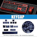 Pikkukuva 3 / 5: Korvaavat näppäinhatut Logitech G815 G915 Rgb mekaaniselle pelinäppäimistölle Zekai WASD