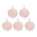 Miniatyrbillede 1 af 8: 5 Stk Powder Puff Opbevaringsboks Etui Bærbar Organizer Container Transparent plastik