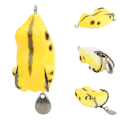 Miniatyrbilde 5 av 8: 2 stk 5,5 cm/11g Fargerike paljetter Kunstig frosk Fiske lokker Hardt agn med kroker Fiskeutstyr Tilbehør5#
