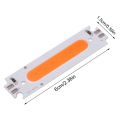 Miniatyrbilde 3 av 8: 10 stk DC 12V 2W COB Chip lyskilde Passer til DIY LED-lampelysarmaturer Billys (rød)