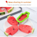 Miniatyrbilde 3 av 5: 2 Stykker Vannmelonkutter Melon Kutter For Kreativ Ispinne Rustfritt Stål Kutter For Diy Fruktkjeksverktøy 6.15 Grønn