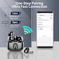 Pikkukuva 5 / 5: In-ear Bluetooth 5.3 -kuulokkeet 4 ENC-melua vaimentavalla mikrofonilla (Musta)