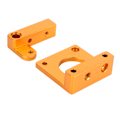 Miniatyrbild 7 av 8: Extruderfäste i aluminiumblock, oxidations- och sandblästrat fäste för 3D-skrivare, tillbehör för gör-det-själv