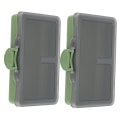 Miniatyrbilde 8 av 8: 2 stk Fiskekrok Agn Gadget Box Mini PP Oppbevaringsboks Veske for fiskeutstyr tilbehør1 rom