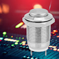Miniatyrbillede 6 af 8: 5 stk metaltrykknapkontakt 1 normalt åben 2 ben vandtæt selvnulstille elektroniske forsyninger (høj skylning)