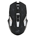 Miniatyrbillede 5 af 8: Trådløs mus 2.4G trådløs ergonomisk design 3 DPI skridsikker rulle USB genopladelig gamingmus til pc bærbar computer sort