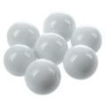 Miniatyrbilde 3 av 4: 10 stk. Klinkekuler 16mm glassklinkekuler Knicker glasskuler dekorasjon fargeklumper leketøy hvit Zekai