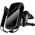 Miniatyrbild 1 av 5: Trådlös billaddare, automatisk induktion, 10W Qi-laddning för Galaxy S10 S9 S8 S8+ S7 Edge, standardladdning för iPhone XS XR XS Max X 8 Plus Huawei