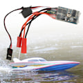 Pikkukuva 6 / 8: 30A 4-8V ESC kaksisuuntainen RC-moottorin nopeudensäädin 1/16 1/18 1/24 autoveneelle ilman jarrua