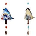 Pikkukuva 2 / 5: Lively Bird Chime -sarja, hartsi-tuulikellot, puutarhatuulikellot, D