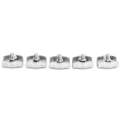 Miniatyrbilde 4 av 8: 5 stk tauklemme Simplex rustfritt stål marine maskinvare fiksering for skogbruksmaskiner 5mm/0,2in