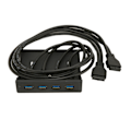 Miniatyrbilde 6 av 8: USB frontpanel 4 porter USB 3.0 dobbel 19 pins stabil overføringsstøtte Hot Plug 3,5 tommers frontpanel for datamaskindeksel