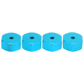 Miniatyrbild 7 av 8: 4st 5mm till 12mm Combiner Hjulnav Hex Adapter Tillbehör för WPL D12 1/10 RC TrucksBlue