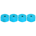 Miniatyrbilde 7 av 8: 4 stk 5 mm til 12 mm kombinerhjulnav sekskantadapter tilbehør for WPL D12 1/10 RC TrucksBlue
