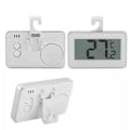 Miniatyrbilde 1 av 5: Vanntett Digital Kjøleskapstermometer - 3-pakning, Stor LCD, Magnetisk Bakside