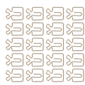 Miniatyrbillede 8 af 8: Papirclips i jern - holdbare, rustfri, lette og praktiske