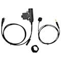 Miniatyrbillede 1 af 8: Militær Headset Adapter Clear Voice Bærbar Push to Talk Headset-stik Udskiftning til ICOM V8 V80 V82