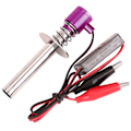 Miniatyrbild 1 av 8: 6V -24V elektroniskt glödstift Starttändare Passar för Nitro RC bilmotor (lila)