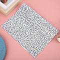 Miniatyrbild 7 av 8: Rhinestone Mesh Ribbon Wrap Födelsedag Bröllop Fest DIY Dekor Kläder Tillbehör Silver på vit AB