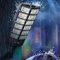 Pikkukuva 3 / 5: Erittäin Kirkas LED Aurinko Ulkovalo Liiketunnistimella ja Vedenpitävä Puutarhaan Autotalliin Aurinkovalaistus Ihmisen Induktiolla W789B-4