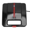 Miniatyrbilde 4 av 8: Sandwich Maker Liten 4 Skive Panini Press Grill Non Stick Plate Justerbar Temperatur Kjølig Berøringshåndtak EU Plugg 220V