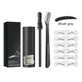 Miniatyrbilde 2 av 8: One Step Eyebrow Stamp Shaping Kit Eyebrow Powder Stamp Makeup Langvarig byggbar øyenbrynssminke