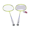 Miniatyrbild 2 av 8: SG8042 2-spelare Badminton Racket Set Lättvikts Kolfiber Dubbla Racketar för Vuxna