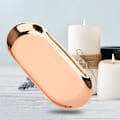 Miniatyrbilde 5 av 8: Stor oppbevaringsbrett 430 rustfritt stål aromaterapi stearinlys verktøy brett arrangør Rose Gold