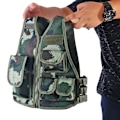 Miniatyrbilde 2 av 8: Hot Barn Camouflage Vest for Outdoor Combat Hunting Games (Jungle Camouflage L)