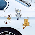 Miniatyrbillede 4 af 5: Tre Katte Ridse Dæksel Vinyl Bilsticker