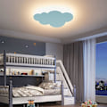 Miniatyrbilde 4 av 4: Vegglampe Sky Lampe Innendørs Vegglampe Akrylskjerm med Innebygde LED-lys for Barnerom Varm Belysning Blå